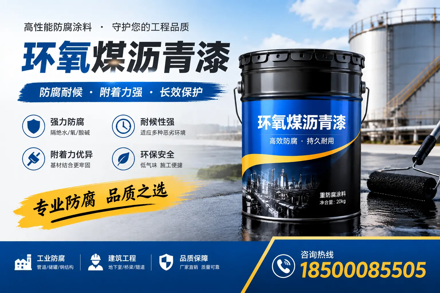如何选择适合的环氧煤沥青漆?六盘水市场选型指南